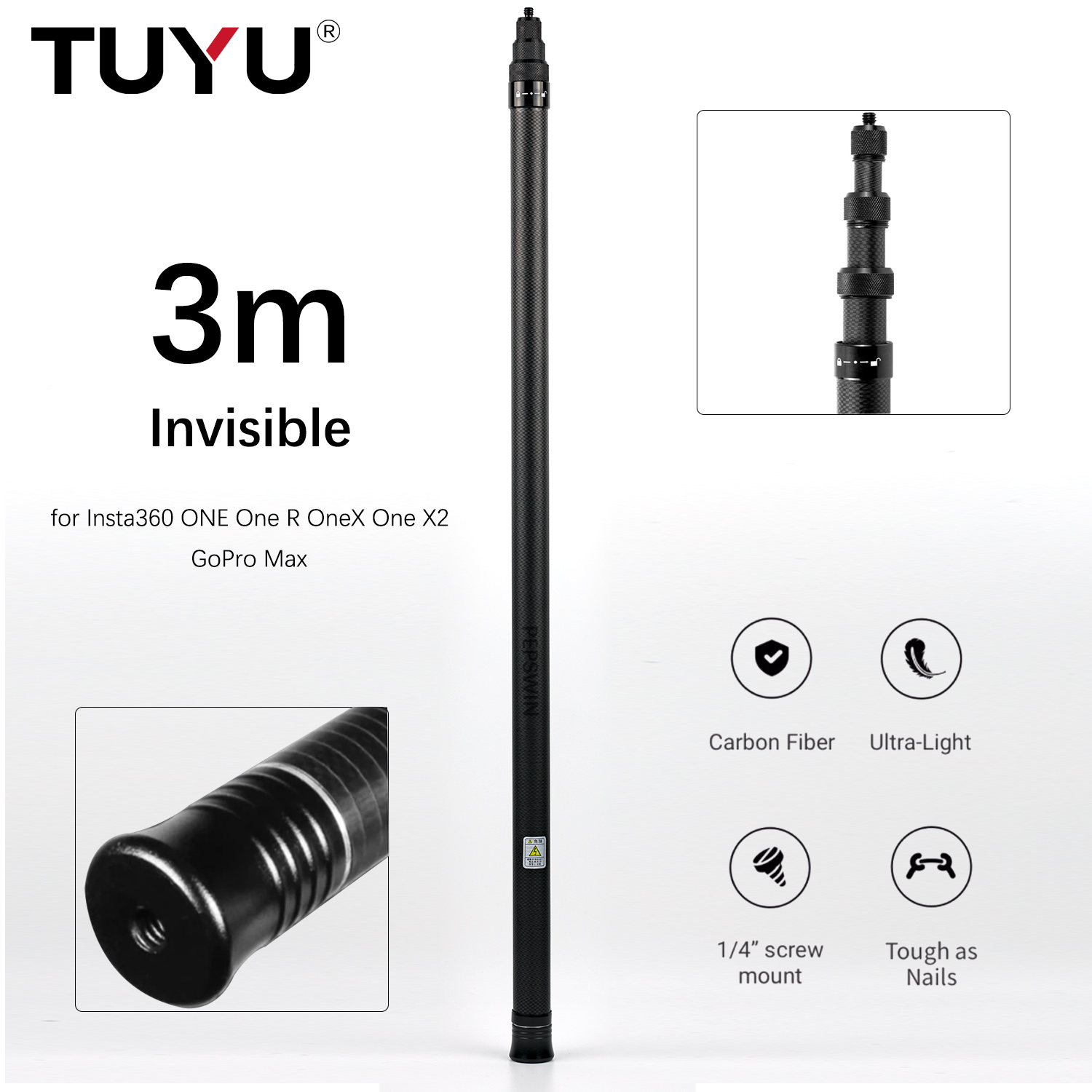 Runcam Camera - 3M Insta360 ONE X2 Invisible Selfie