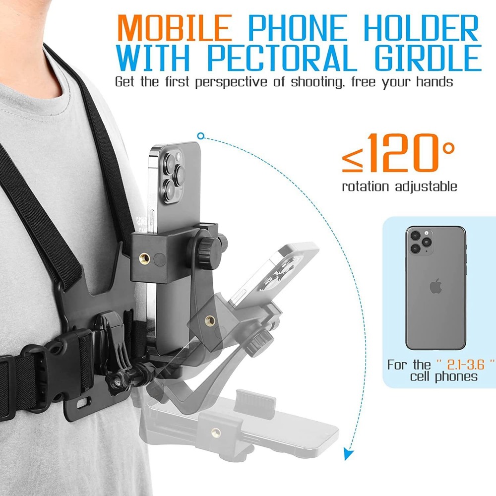 Runcam Camera - 1 Set Adjustable Phone Clip Holder