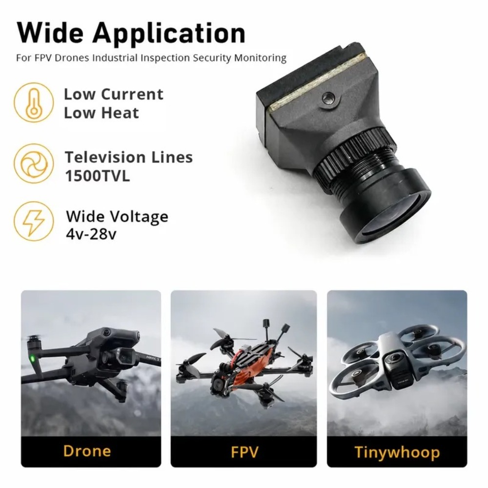 Fpv Camera - FPV Camera 1500TVL NTSC/PAL 9.5g CVBS