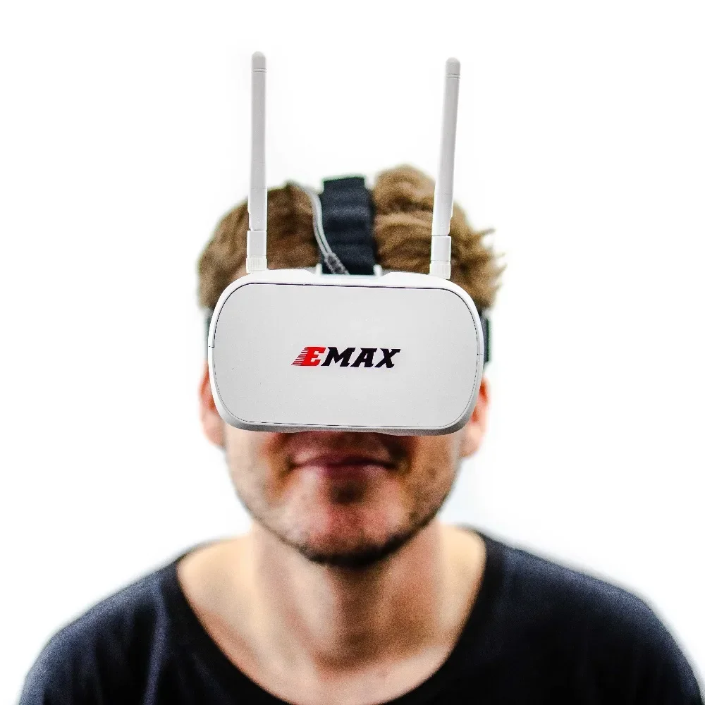 Emax 5.8G 48CH FPV Glasses Tin - Goggles Fpv ulasan dan harga