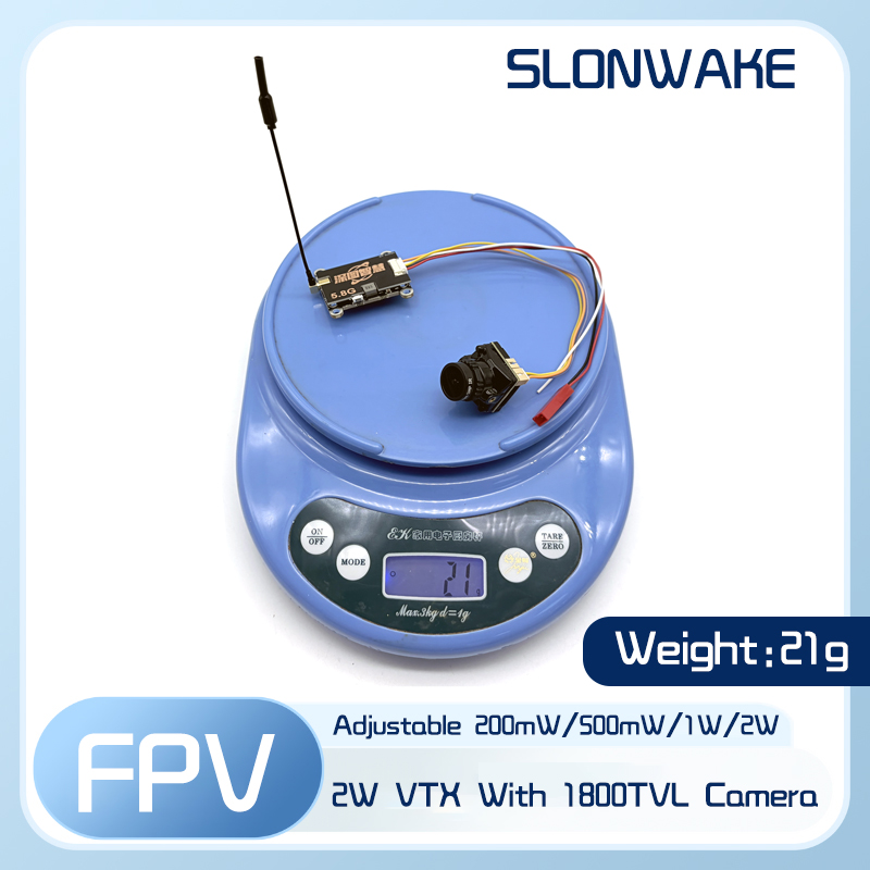 SLONWAKE 5.8G 56CH 2W transmit - Fpv Camera ulasan dan harga