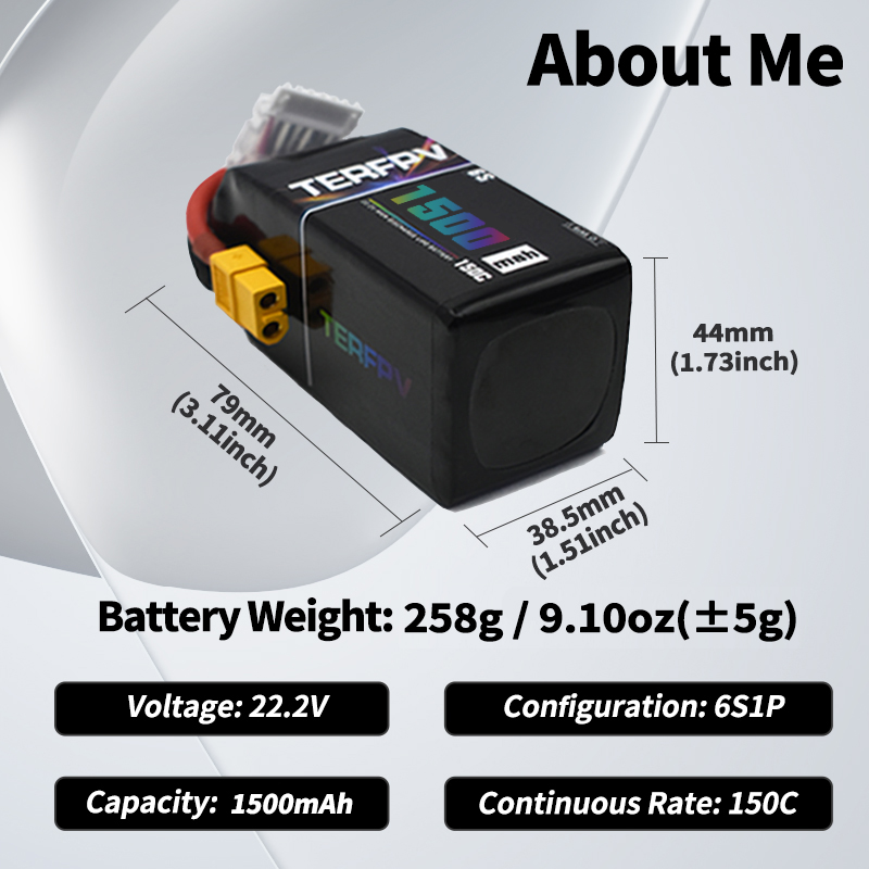 TERFPV Lipo Battery 6S 22.2V 1 - Lipo Battery 6S ulasan dan harga
