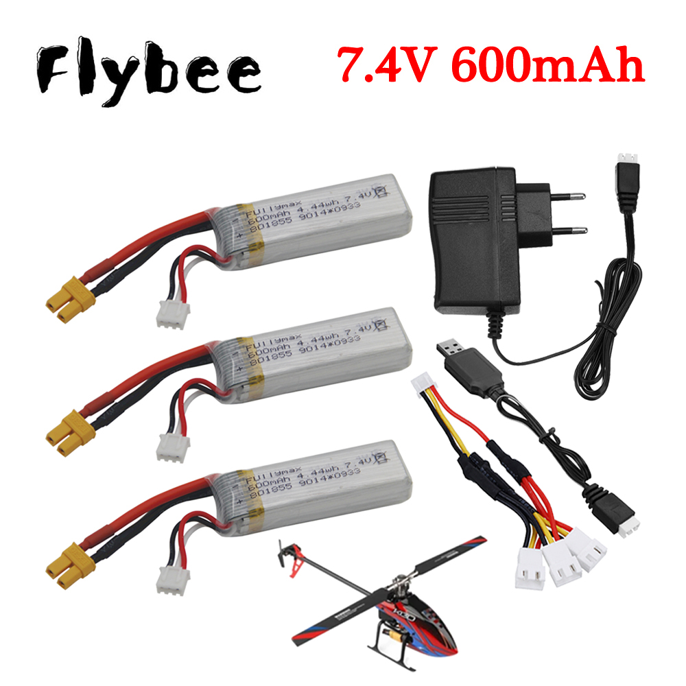 7.4V 600mAh Lipo Battery +7.4V - Drone Battery Charger ulasan dan harga