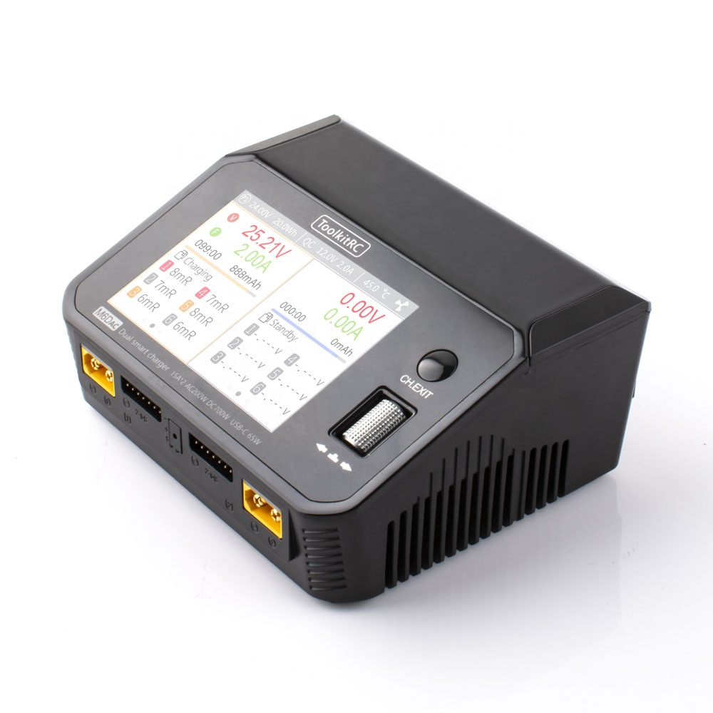 Toolkitrc M6DAC 350W X 2 USB-C - Lipo Battery 6S ulasan dan harga