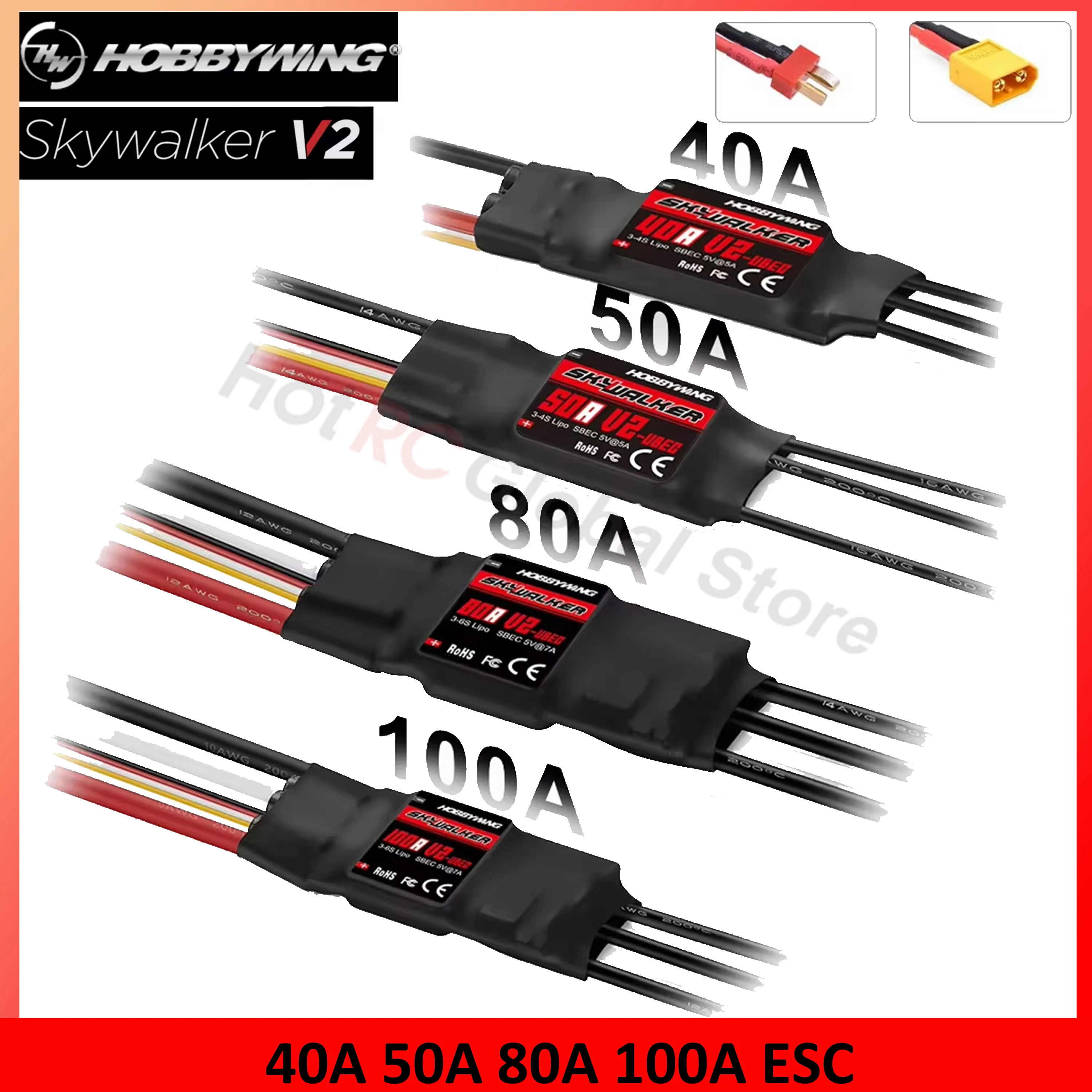 HOBBYWING Skywalker V2 Series  - Brushed Drone Motor ulasan dan harga