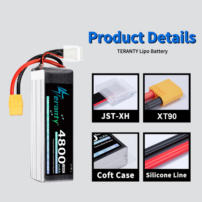 TERANTY 6S 4800mAh Lipo Batter - Lipo Battery 6S ulasan dan harga