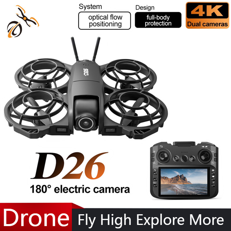 D26 Drone 4K Aerial HD 180° Ca - Drone Battery Charger ulasan dan harga