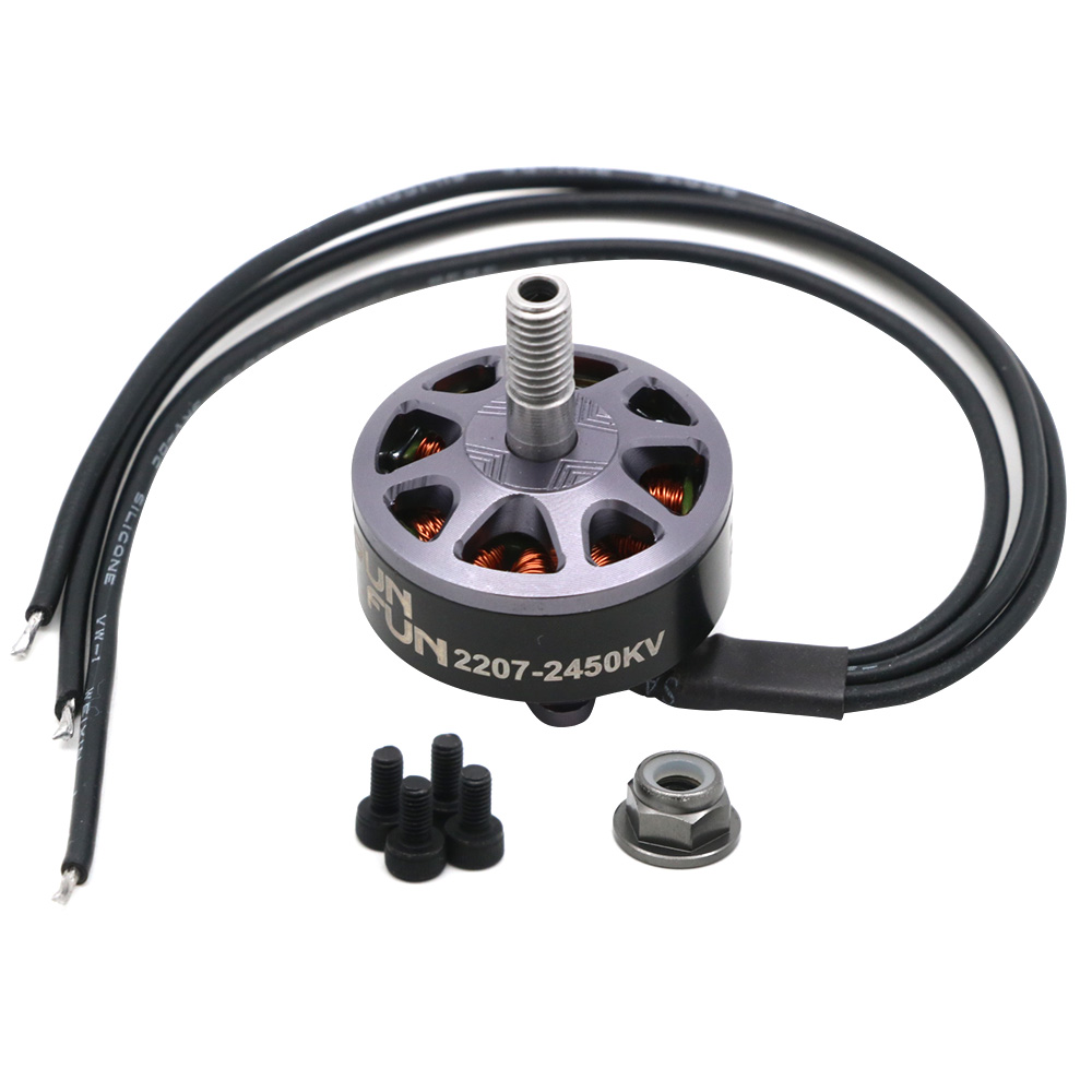 1/4pcs Set Sun Fun 2207 Brushl - Brushed Drone Motor ulasan dan harga