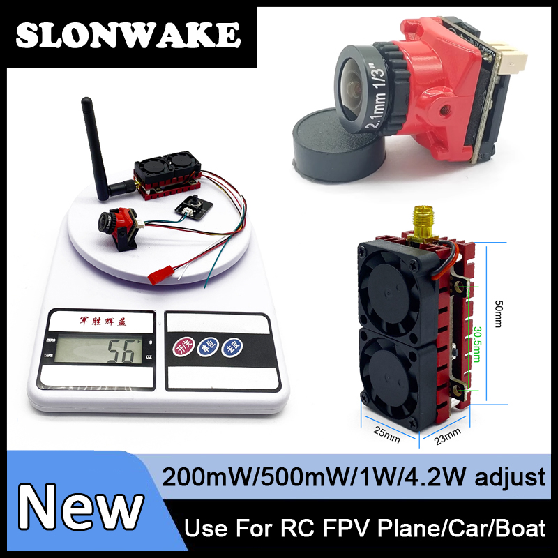 SLONWAKE 5.8G 48CH 4.2W VTX Tr - Goggles Fpv ulasan dan harga