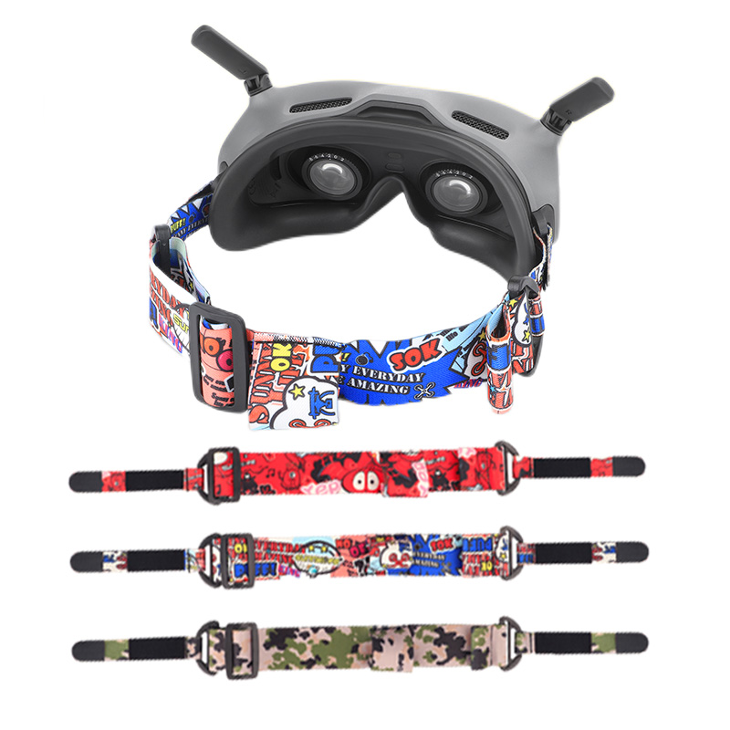 Colorful Headband Soft Elastic - Drone Goggles Dji ulasan dan harga