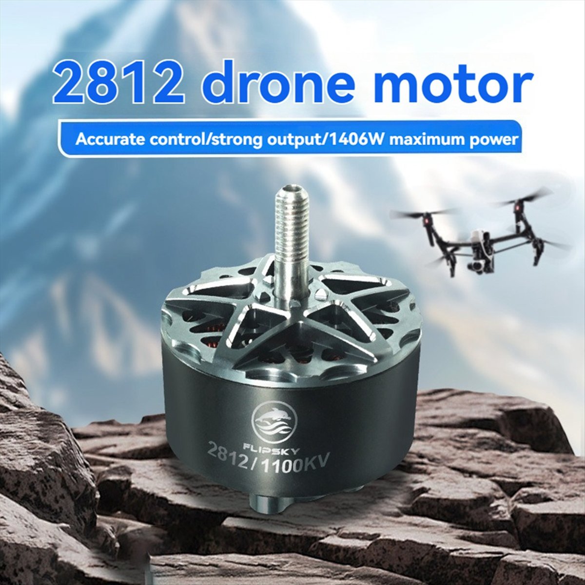 【Motor Parts】 2812 1100KV Brus - Rc Drone ulasan dan harga