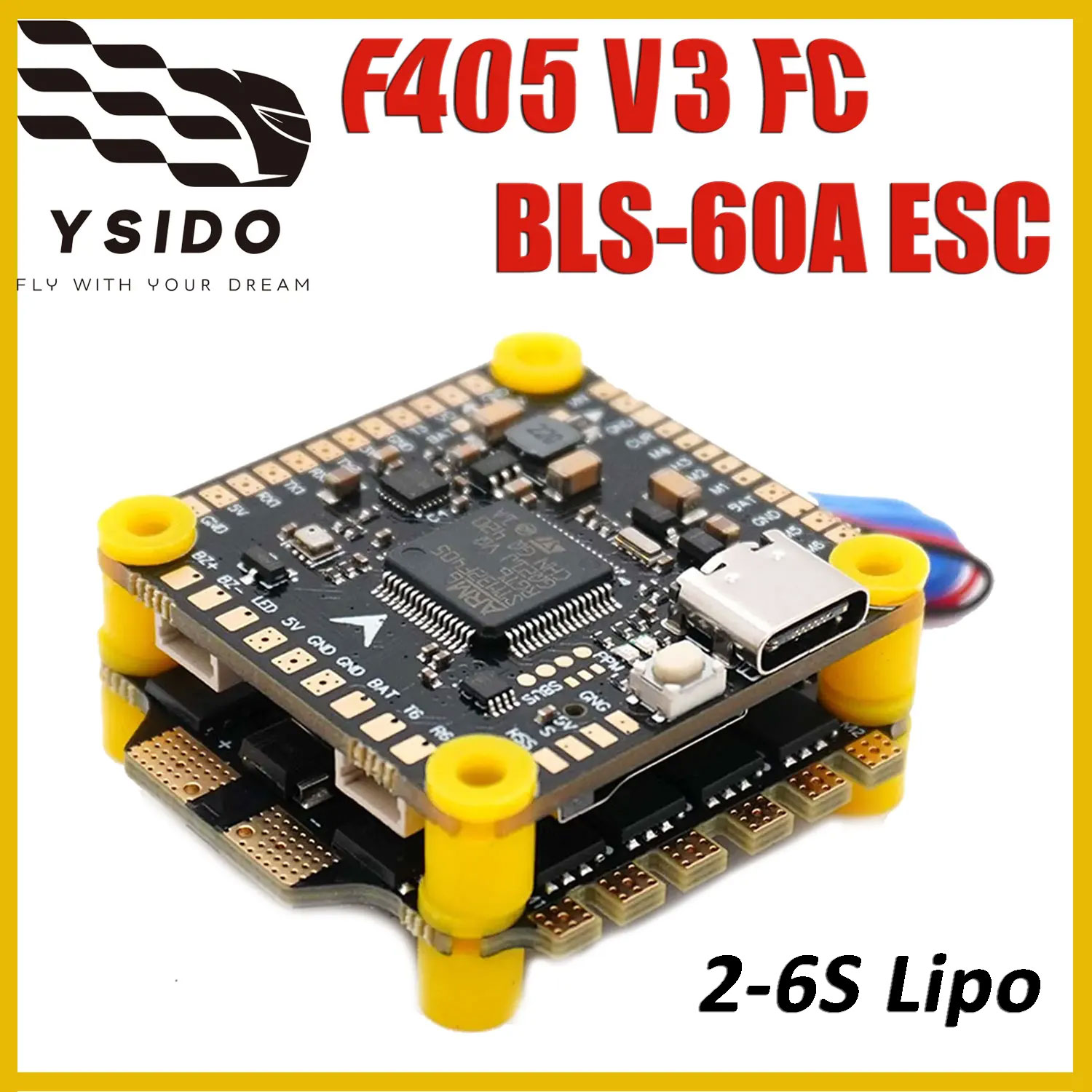 YSIDO F405 V3 Flight Controlle - F405 Flight Controller ulasan dan harga