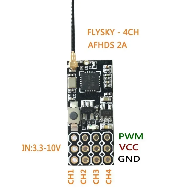 FS2A 4CH AFHDS 2A Mini Receive - Flysky Transmitter ulasan dan harga